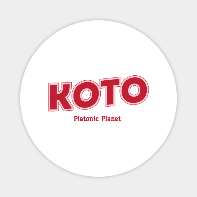 KOTO Magnet by PowelCastStudio